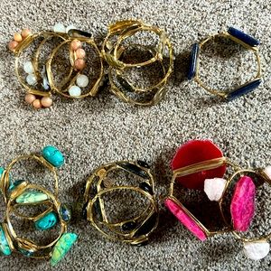 Bourbon and bow ties bangles